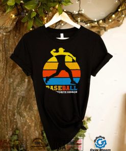 Top baseball is my favorite season sunset vintage shirt