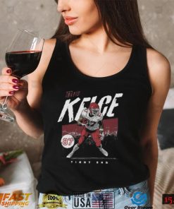 Travis Kelce Kansas City Chiefs Tight End Grunge Shirt