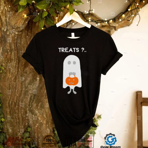 Treats please cute ghost Halloween shirt