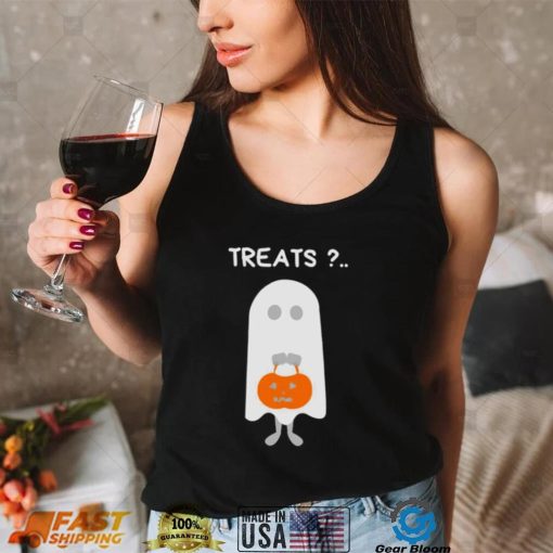 Treats please cute ghost Halloween shirt