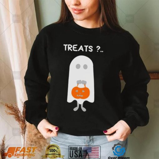 Treats please cute ghost Halloween shirt