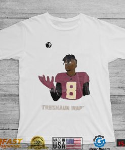 Treshaun Ward Stats Florida State with ball art shirt