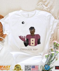 Treshaun Ward Stats Florida State with ball art shirt