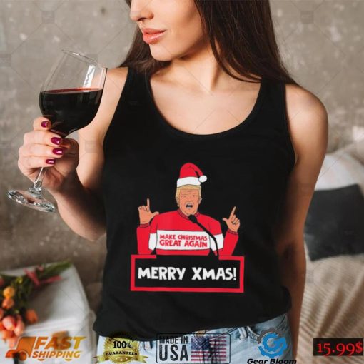 Trump Merry X Mas Make Christmas Great Again Shirt