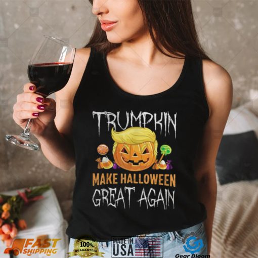 Trumpkin Make Halloween Great Again Trump Hair Halloween Trumpkin T Shirt