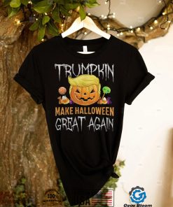 Trumpkin Make Halloween Great Again Trump Hair Halloween Trumpkin T Shirt