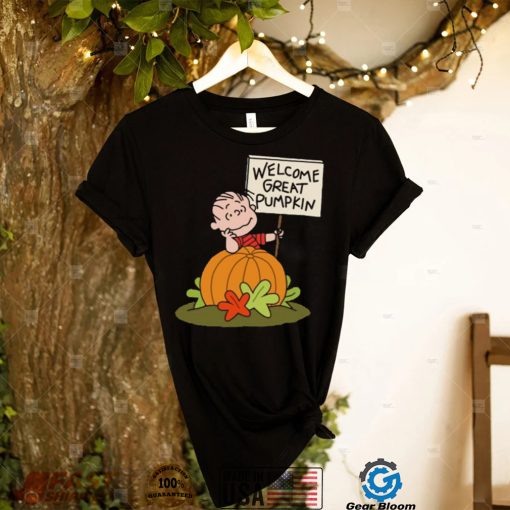 Charlie Brown Welcome Great Pumpkin Halloween Shirt