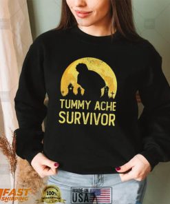 Tummy Ache Survivor Stomachache Halloween Shirt