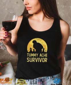 Tummy Ache Survivor Stomachache Halloween Shirt