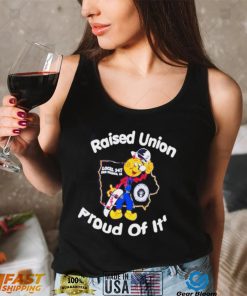 Skateboarding raised union proud of it shirt