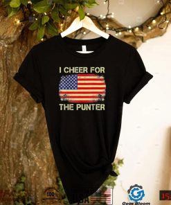 USA American Flag Football I Cheer For The Punter Shirt