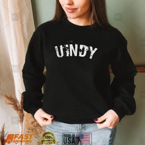 Uindy Stencil University Alumni Arch Font Shirt