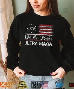 Ultra MAGA We The People Republican USA Flag Vintage T Shirt (1)