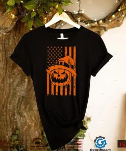 Usa Flag Pumpkin Halloween Witch Hat Shirt