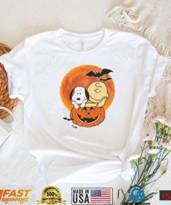 Snoopy Charlie Brown Halloween Scary Pumpkin Charlie Brown Halloween Tee Shirt