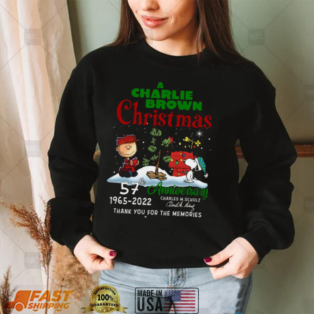 Charlie Brown Christmas T shirt Snoopy And Charlie Brown Christmas 56th Anniversary Charles M.schulz Charlie Brown Christmas T shirt Snoopy And Charlie Brown Christmas 56th Anniversary Charles M.schulz