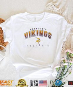 Vintage 90’s 00’s Minnesota Vikings football t shirt heather grey Logo Athletic Vikings tshirt