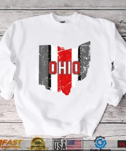 Vintage OHIO Shirt Ohio State Map Women Men Gift T Shirt