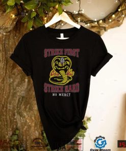 Vintage Retro 90s Cobra Kai Strike First Strike Hard Unisex Cobra Kai T shirt