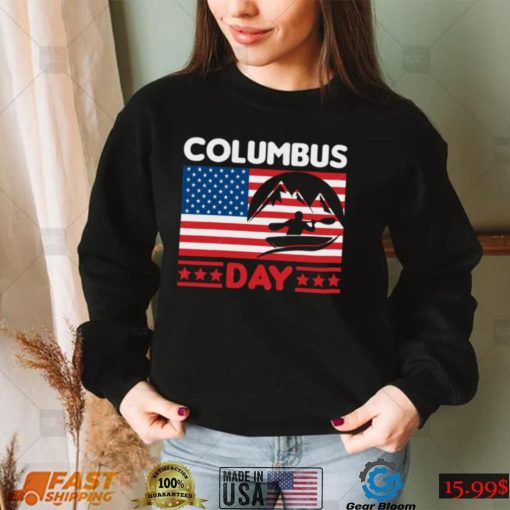 Vintage Retro Columbus Day T Shirt