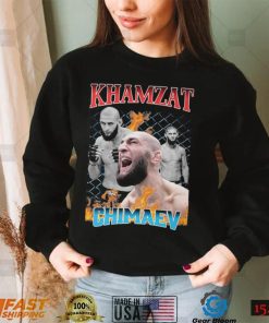 Vintgae Borz Khamzat Chimaev T shirt Hoodie, Long Sleeve, Tank Top