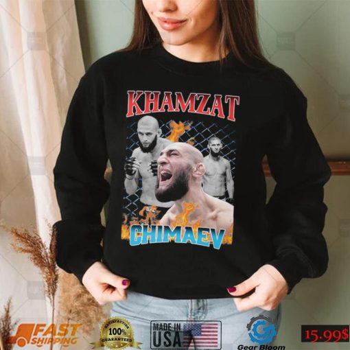 Vintgae Borz Khamzat Chimaev T shirt Hoodie, Long Sleeve, Tank Top