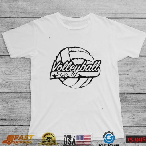 Volleyball art shirt