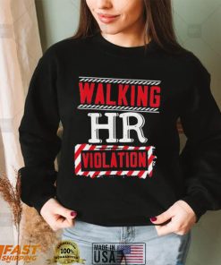 Walking hr violation human resources officer shirt