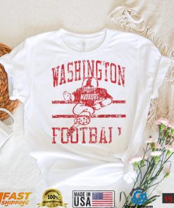 Washington Warriors football player retro shirt