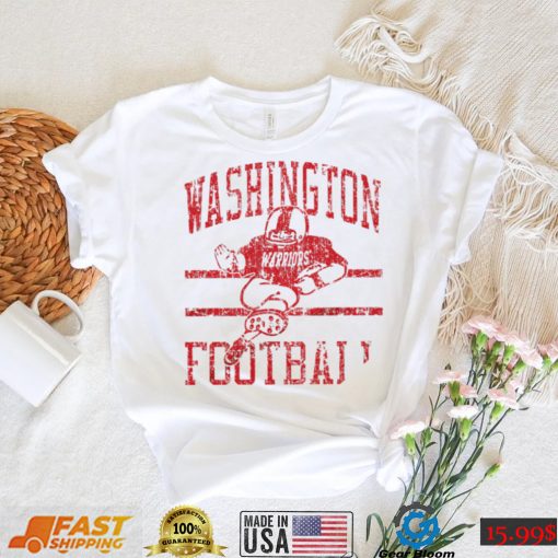 Washington Warriors football player retro shirt