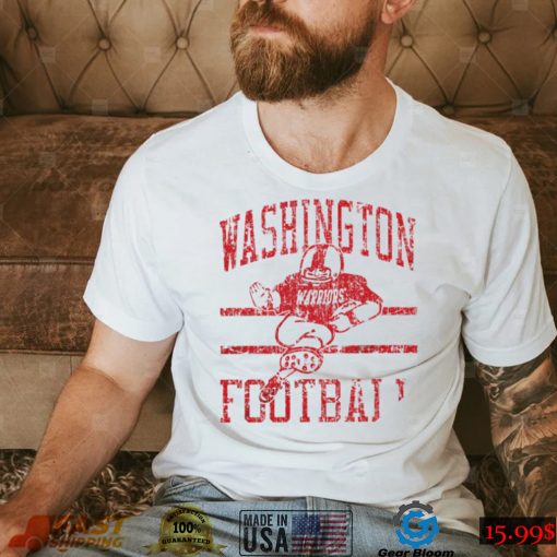 Washington Warriors football player retro shirt