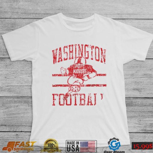 Washington Warriors football player retro shirt