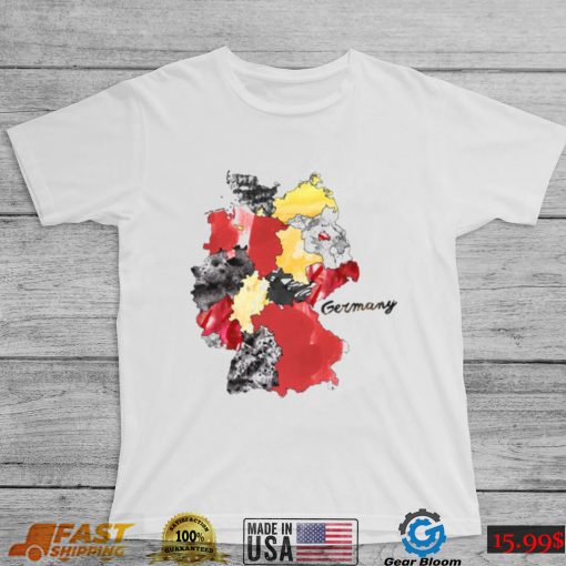 Watercolor Countries German Political Unisex T Shirt