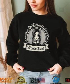 Wednesday Addams on Wednesdays we wear black Halloween shirt