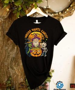 Whooo Wants Candy Witch Wizard Halloween Shirt