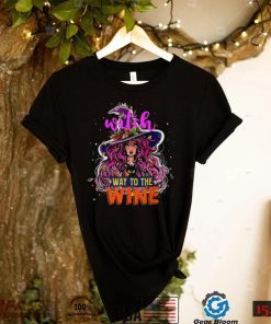 Witch Way To The Wine Halloween Shirt