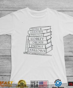 Wizard Book Harry Potter Merch T Shirt