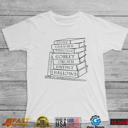 Wizard Book Harry Potter Merch T Shirt