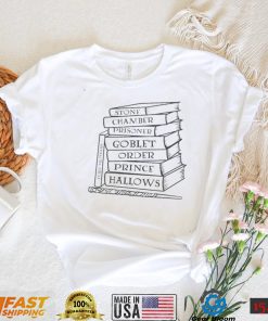 Wizard Book Harry Potter Merch T Shirt