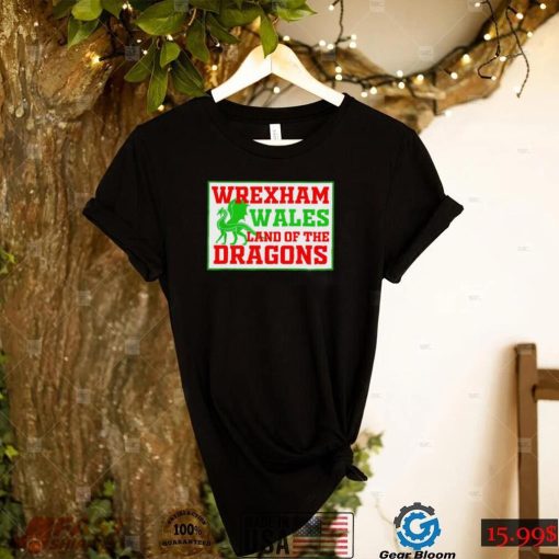 Wrexham wales football soccer dragon shirt