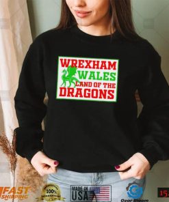 Wrexham wales football soccer dragon shirt