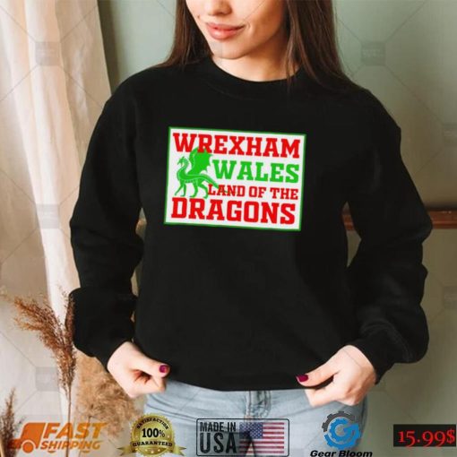 Wrexham wales football soccer dragon shirt