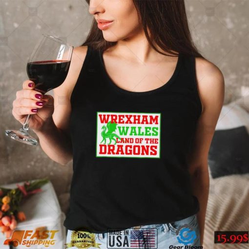 Wrexham wales football soccer dragon shirt