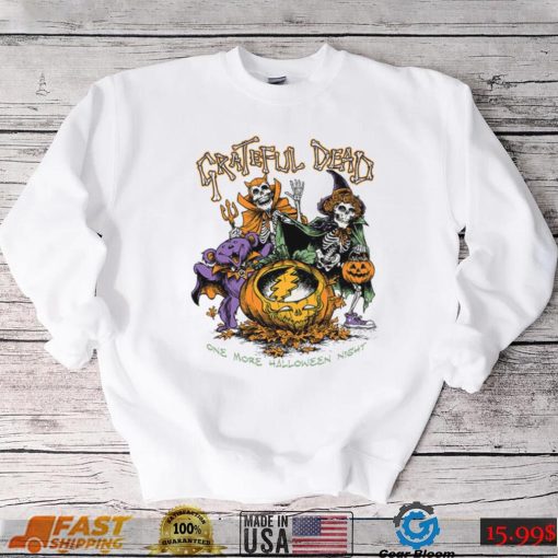 Grateful Dead One More Halloween Night Grateful Dead Halloween T Shirt