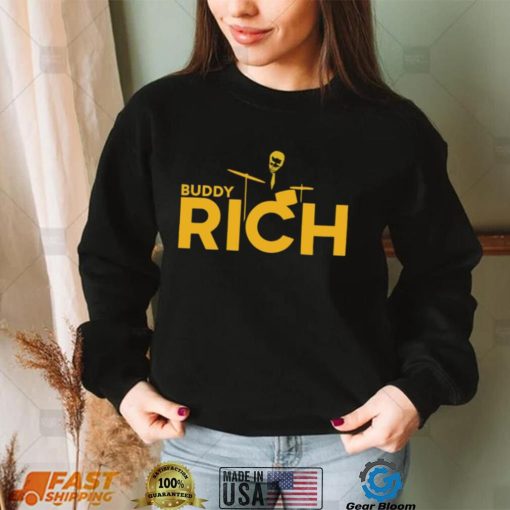 Yellow Logo Art Buddy Rich Unisex Sweatshirt