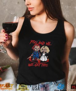 You And Me Chucky Tiffany Shirt Retro Chucky Movie Shirt