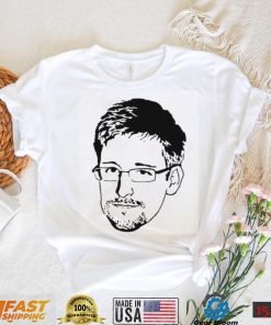 Black And White Portrait Edward Snowden Unisex Sweatshirt