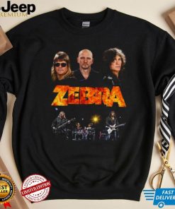 Zebra Hard Rock Band Unisex T shirt