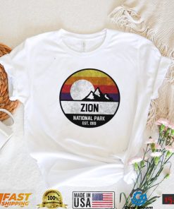 Zion national park utah est 1919 shirt