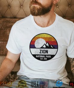 Zion national park utah est 1919 shirt